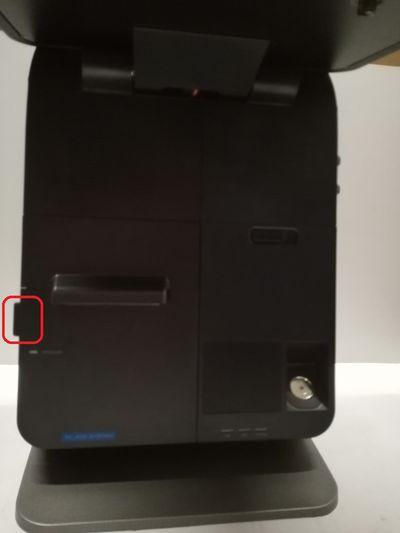 400px csi cs15p printer cover open