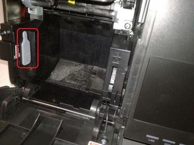 400px csi cs15p printer internal remove cover