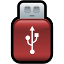 Usb key red